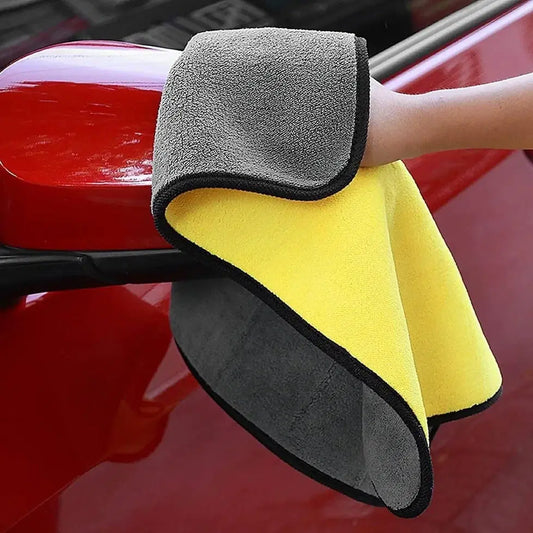 DroveRex Microfiber Double-Sided Automotive Towel - Pack of 2
