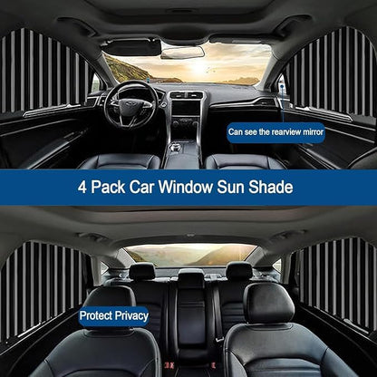 Universal Fit Magnetic Car Side Window Privacy Curtain