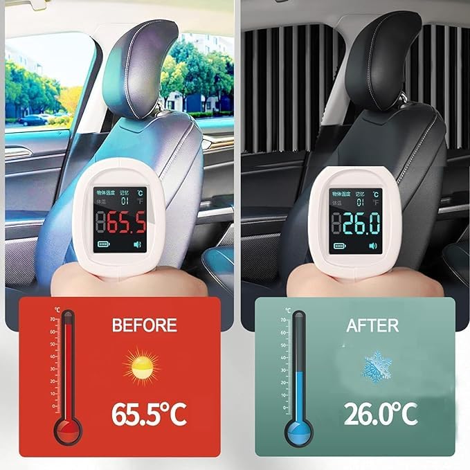 Universal Fit Magnetic Car Side Window Privacy Curtain