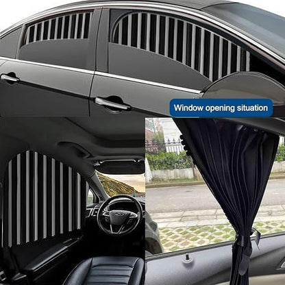 Universal Fit Magnetic Car Side Window Privacy Curtain