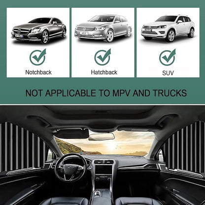 Universal Fit Magnetic Car Side Window Privacy Curtain