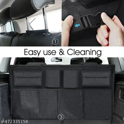DroveRex Car Trunk Organizer - 8 Spacious Pockets