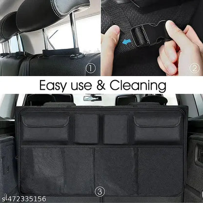 DroveRex Car Trunk Organizer - 8 Spacious Pockets