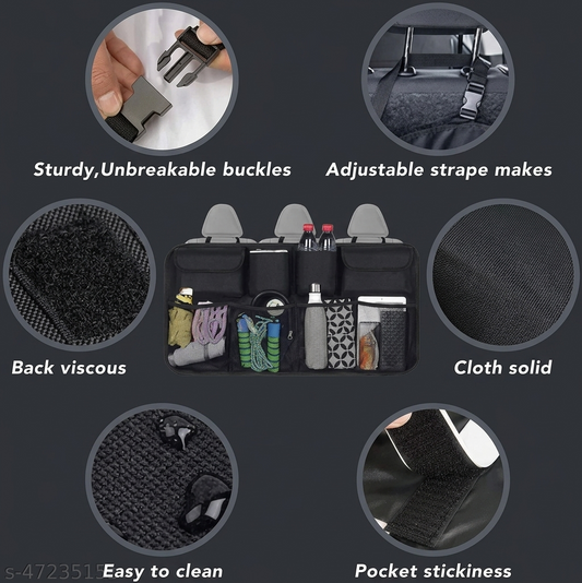 DroveRex Car Trunk Organizer - 8 Spacious Pockets