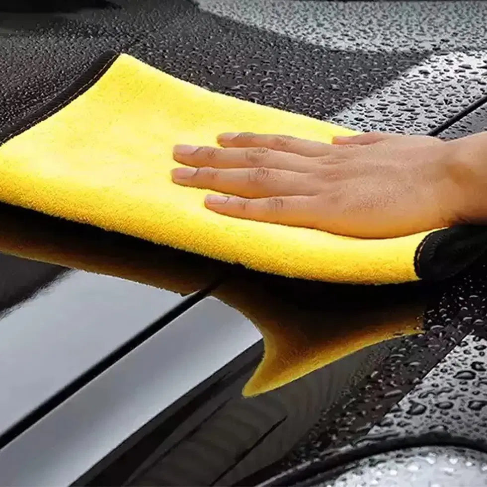 DroveRex Microfiber Double-Sided Automotive Towel - Pack of 2