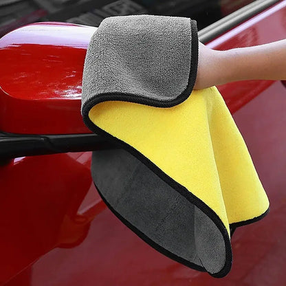 DroveRex Microfiber Double-Sided Automotive Towel - Pack of 2